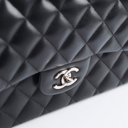 Chanel Lambskin Jumbo Classic Double Flap Black - photo 21