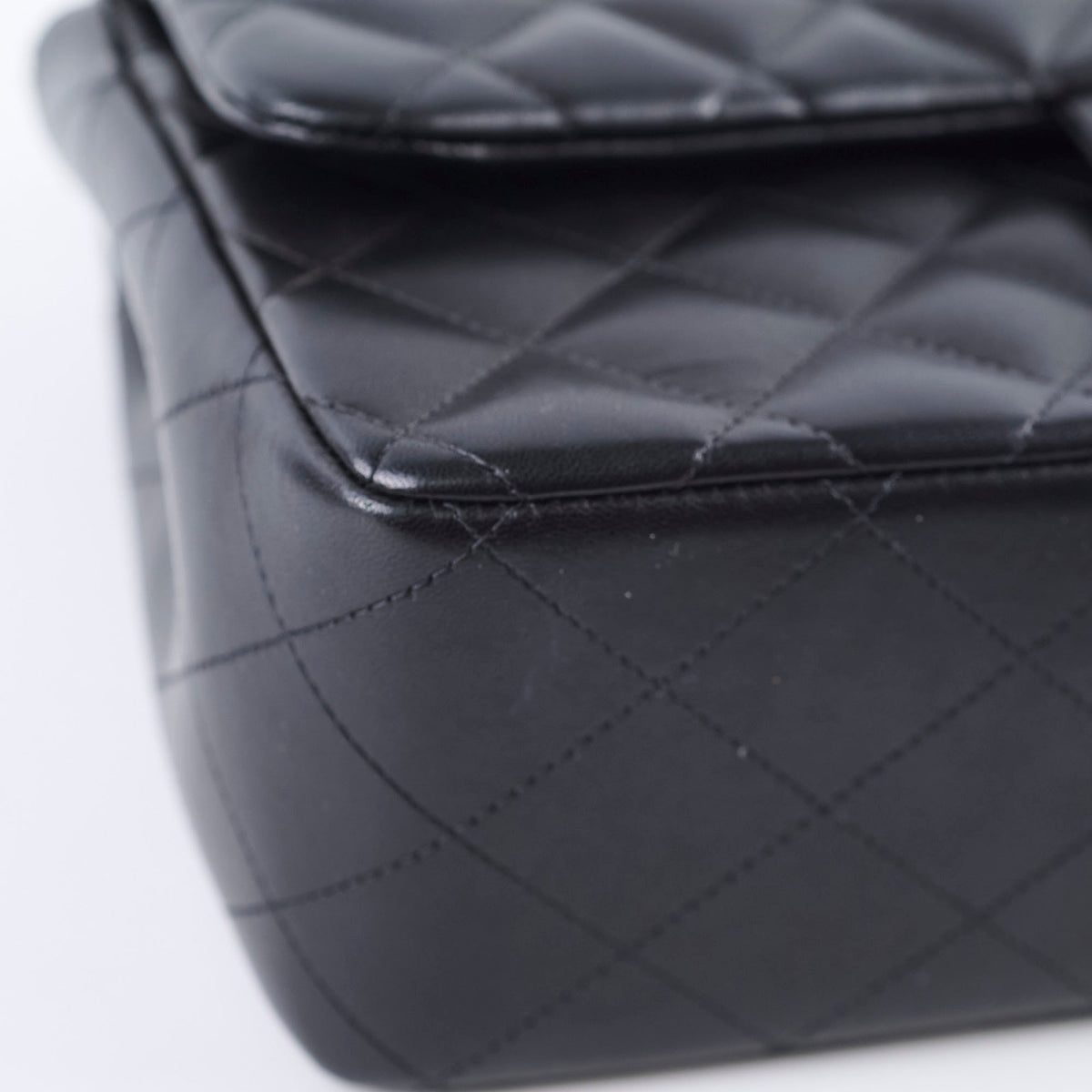 Chanel Lambskin Jumbo Classic Double Flap Black - photo 20