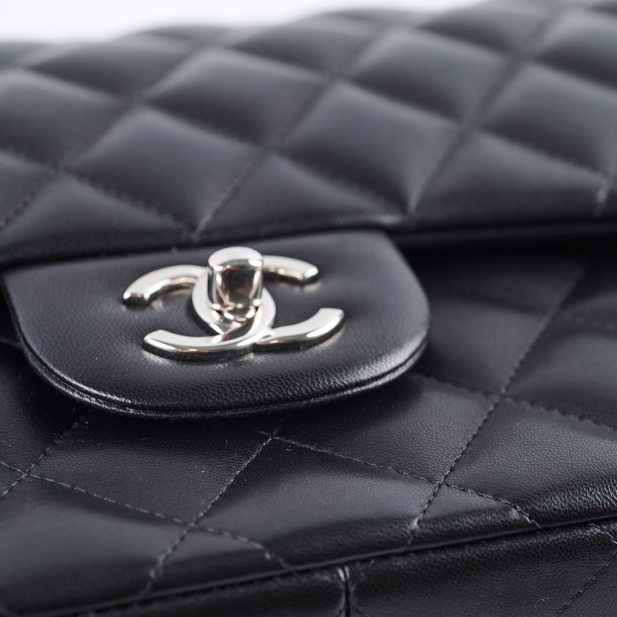 Chanel Lambskin Jumbo Classic Double Flap Black - photo 12