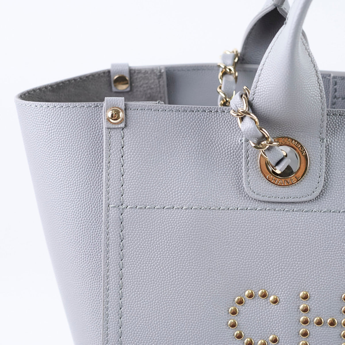 Chanel Medium Deauville Light Grey - photo 6