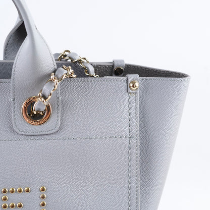 Chanel Medium Deauville Light Grey - photo 11