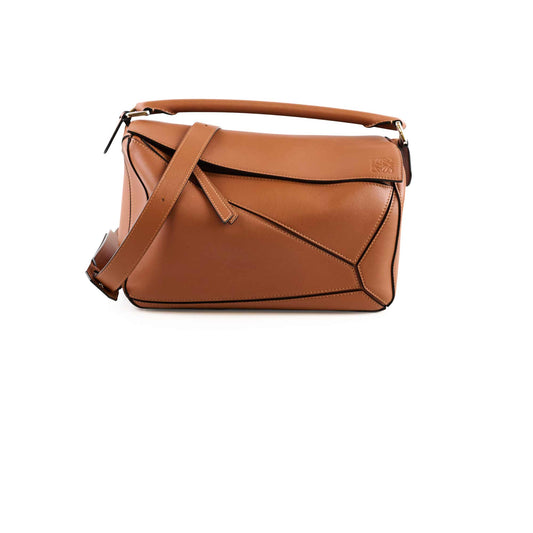 Loewe Medium Puzzle Bag Tan - photo 1
