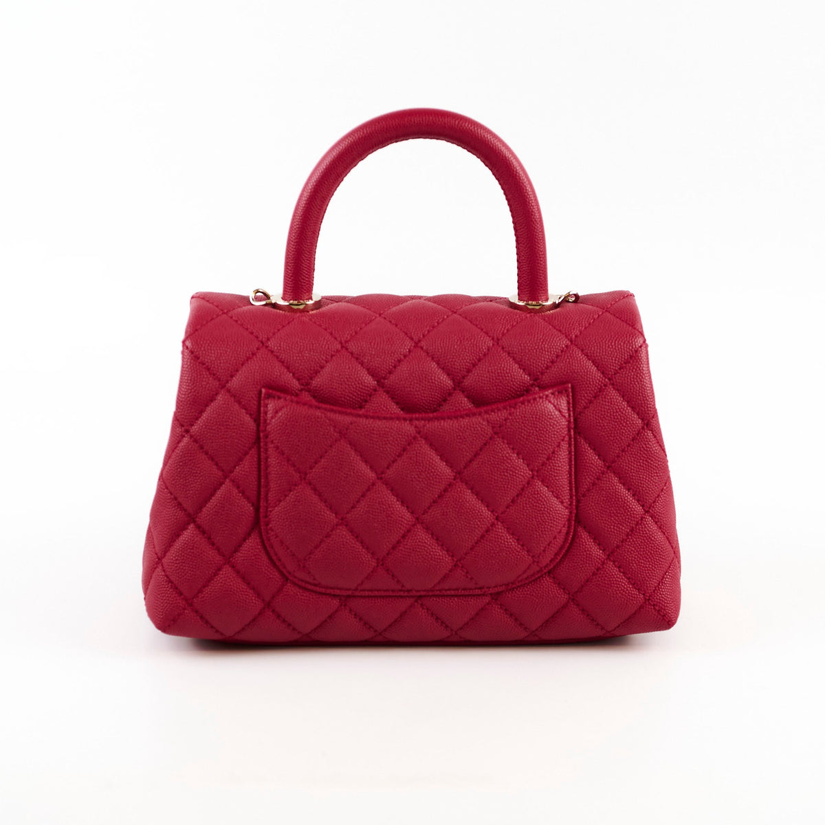 Chanel Coco Handle Small Caviar Raspberry Red/Pink (30 Series) - photo 2