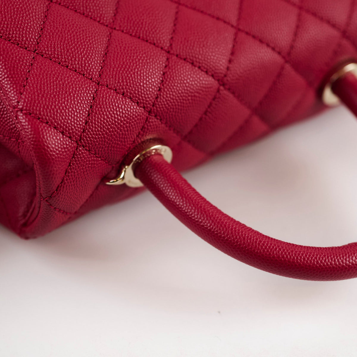 Chanel Coco Handle Small Caviar Raspberry Red/Pink (30 Series) - photo 5