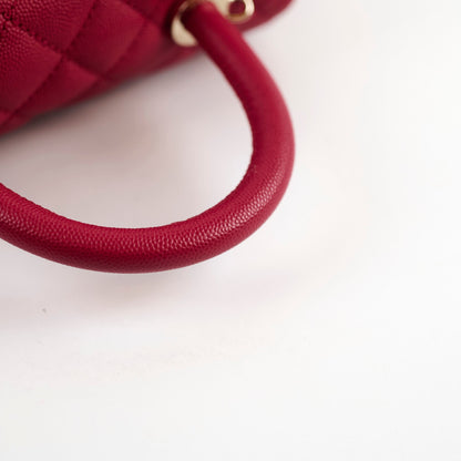 Chanel Coco Handle Small Caviar Raspberry Red/Pink (30 Series) - photo 6