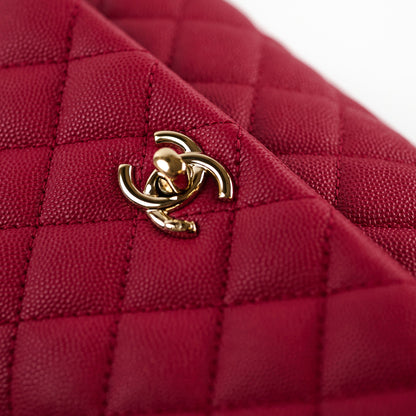 Chanel Coco Handle Small Caviar Raspberry Red/Pink (30 Series) - photo 15