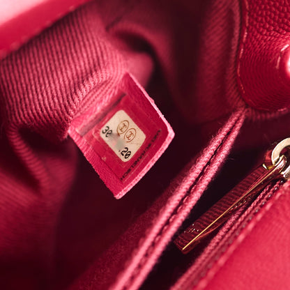 Chanel Coco Handle Small Caviar Raspberry Red/Pink (30 Series) - photo 11