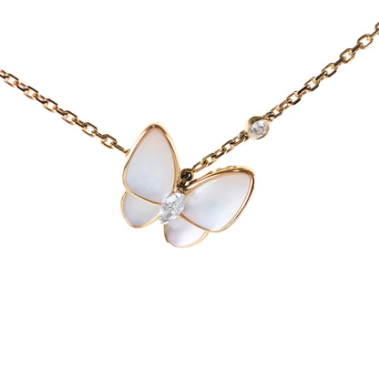 Van Cleef & Arpels Two Butterfly Necklace - photo 1