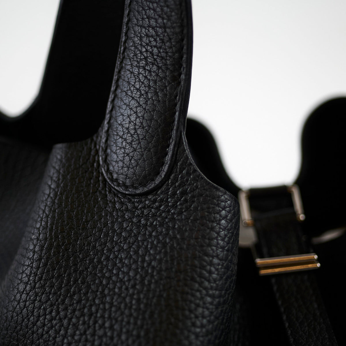 Hermes Picotin 22 Black PHW C Stamp - photo 4
