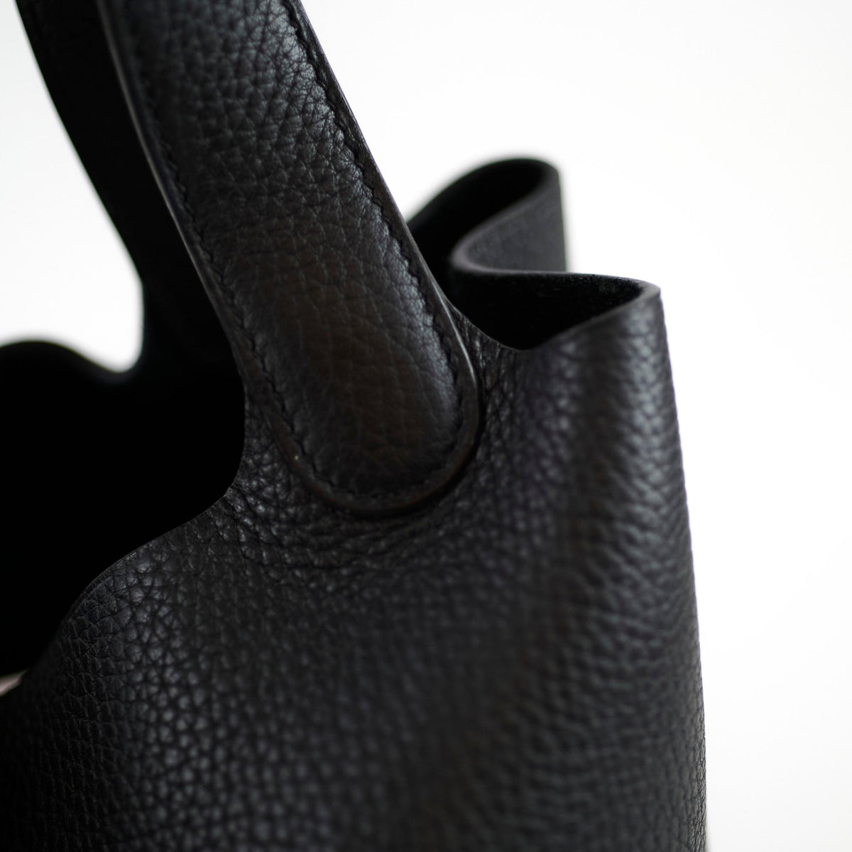 Hermes Picotin 22 Black PHW C Stamp - photo 6