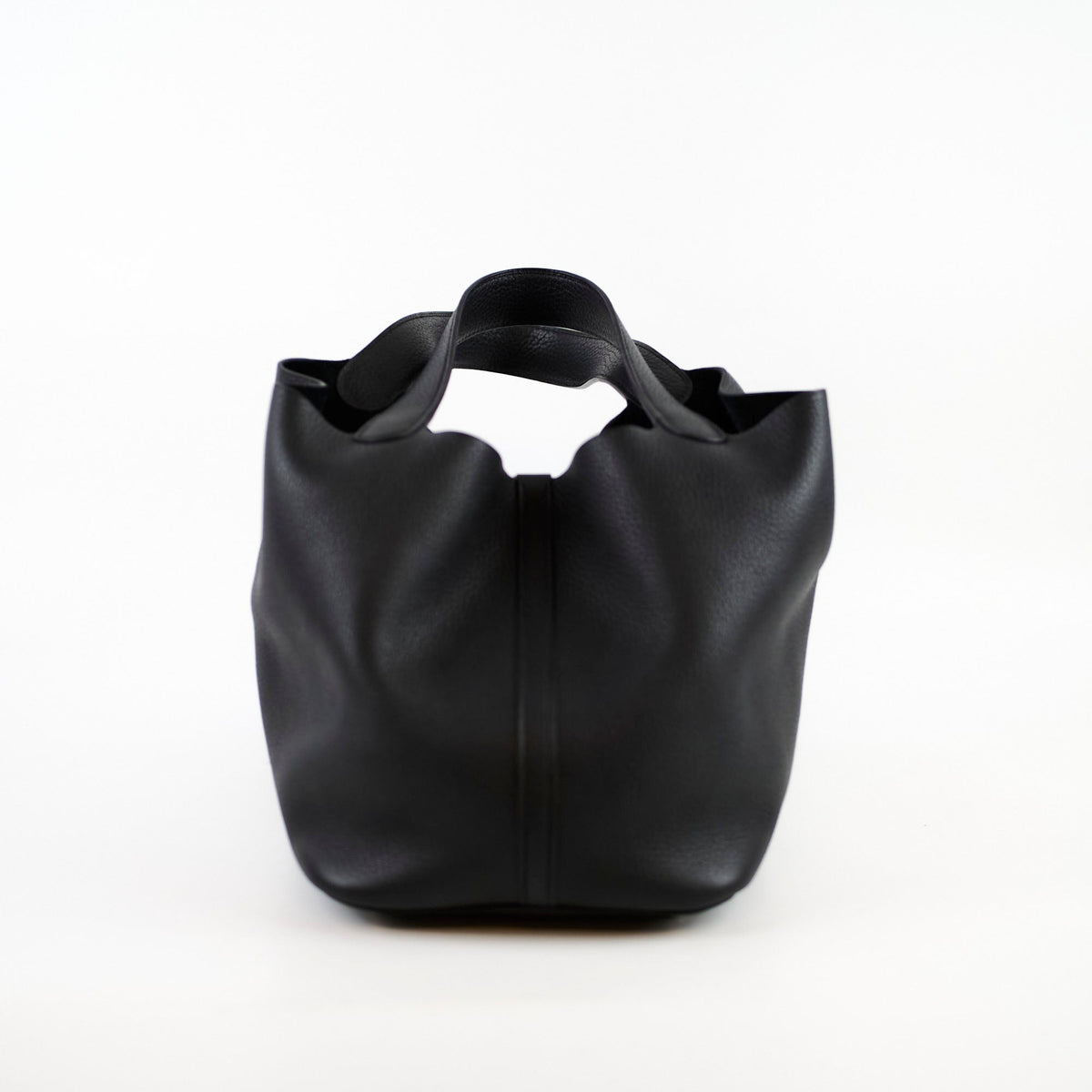 Hermes Picotin 22 Black PHW C Stamp - photo 2