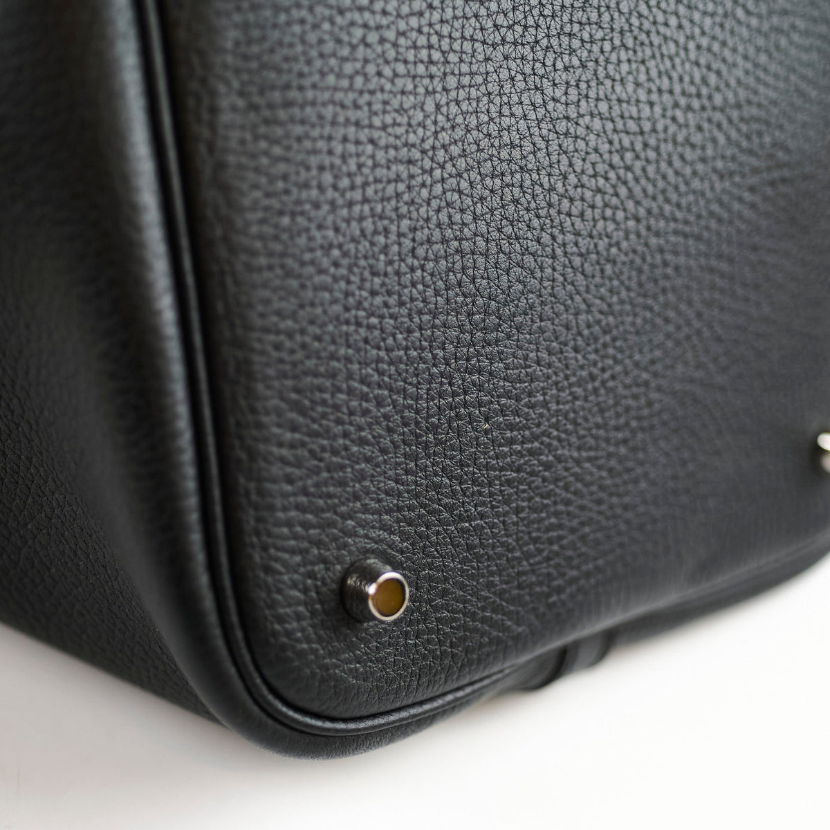 Hermes Picotin 22 Black PHW C Stamp - photo 7