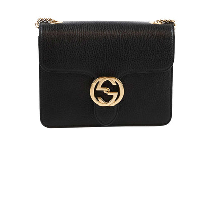 Gucci Dollar Small Interlocking G Calfskin Black - photo 1