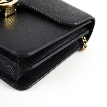 Gucci Dollar Small Interlocking G Calfskin Black - photo 10