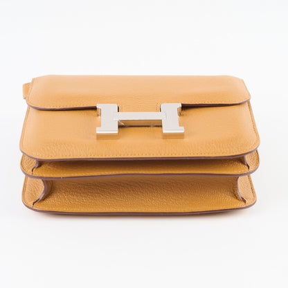 Hermes Mini Constance 18 Cherve Caramel K Stamp 2025 - photo 4