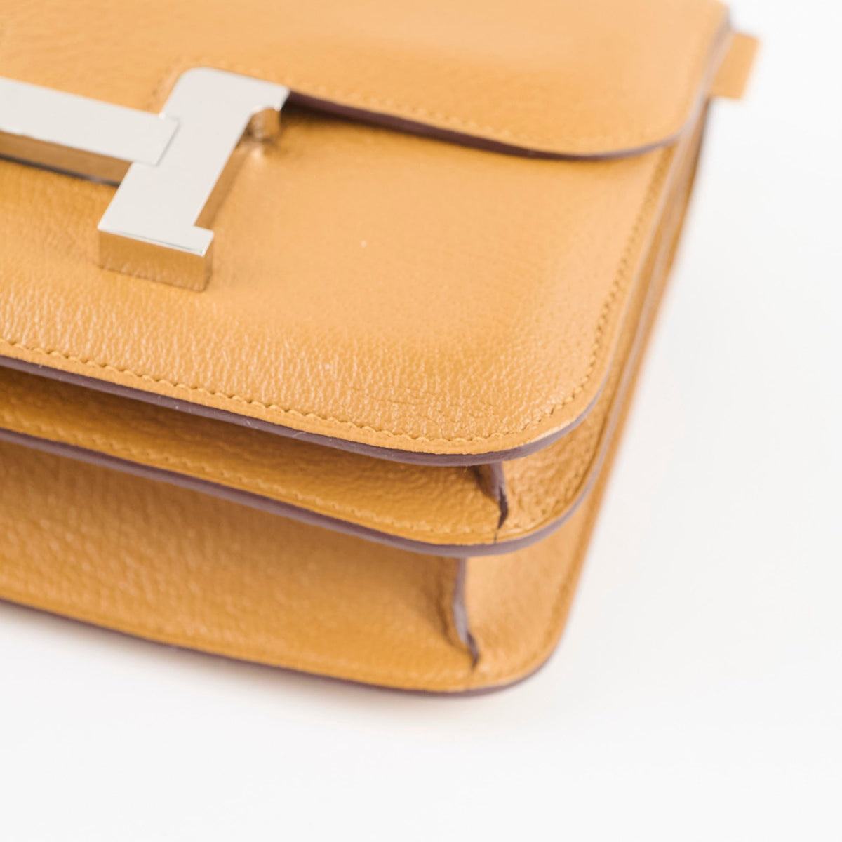 Hermes Mini Constance 18 Cherve Caramel K Stamp 2025 - photo 12