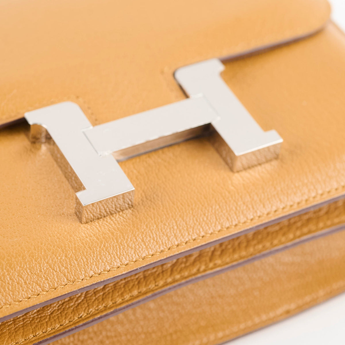 Hermes Mini Constance 18 Cherve Caramel K Stamp 2025 - photo 13