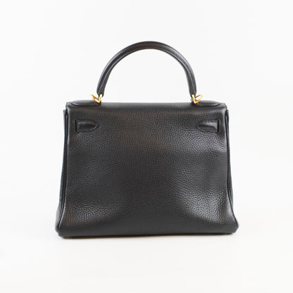 Hermes Kelly 28 Togo Black T Stamp - photo 3