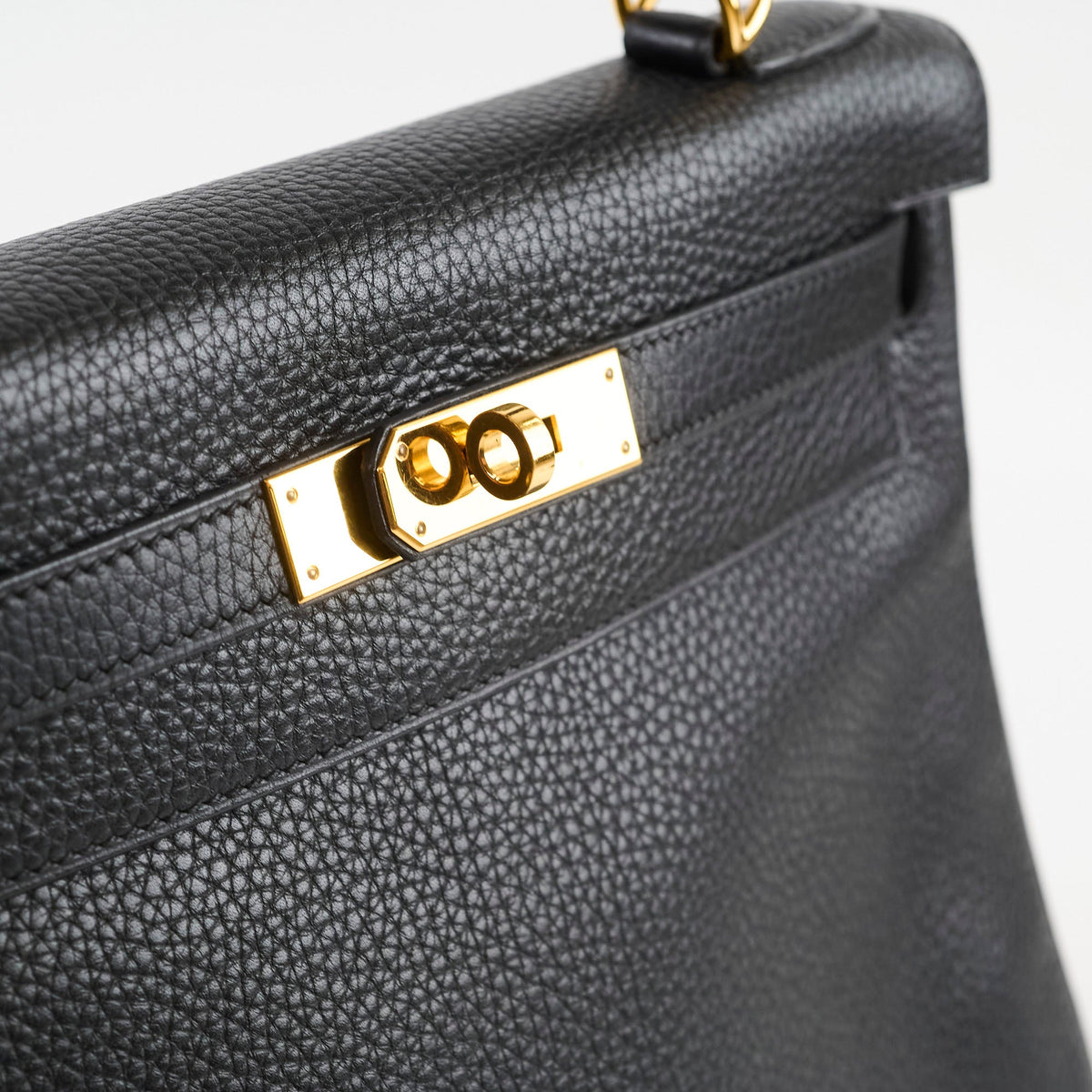 Hermes Kelly 28 Togo Black T Stamp - photo 14
