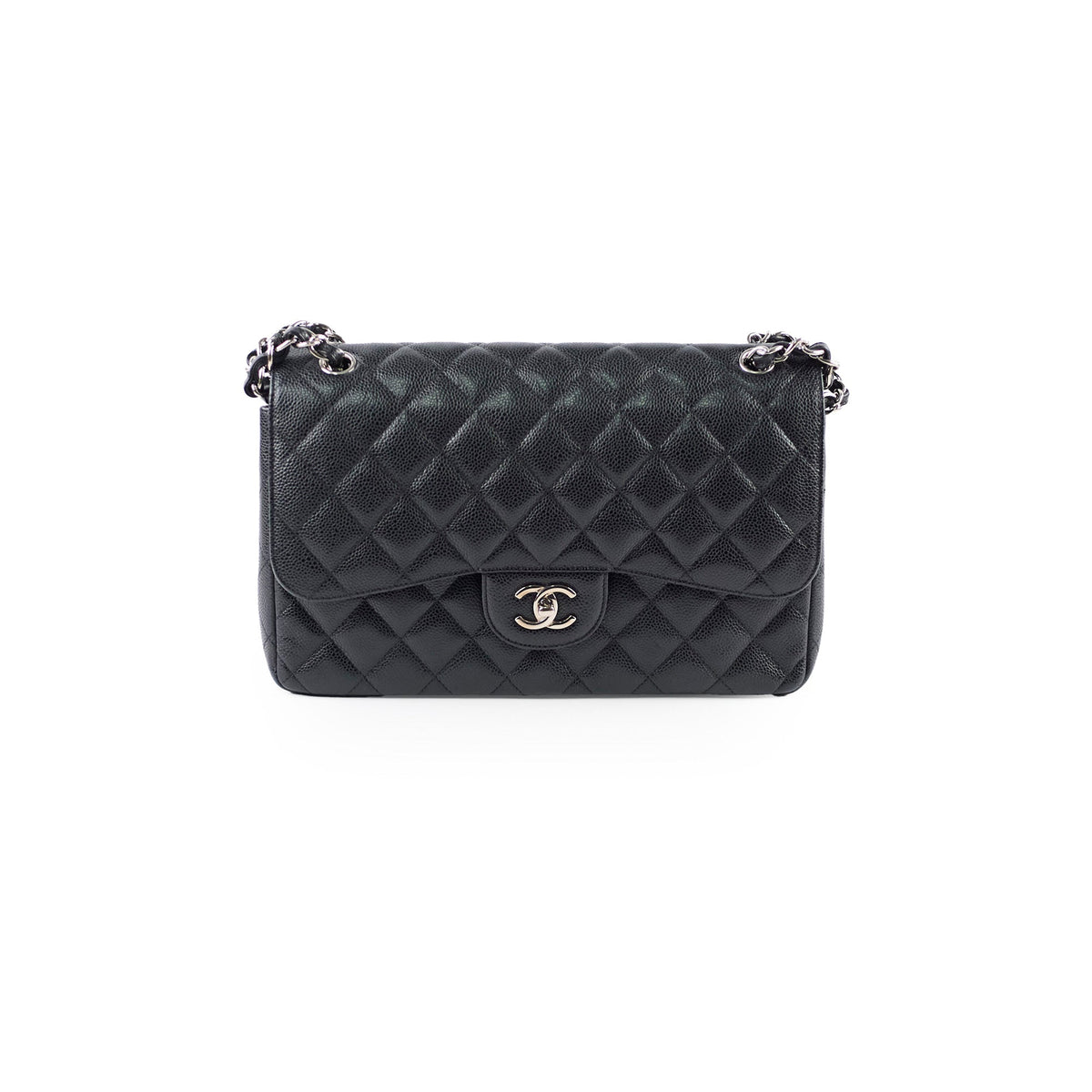 Chanel Jumbo Double Flap Caviar Black - photo 1