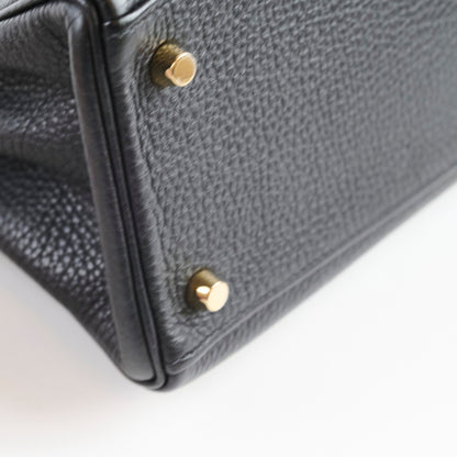 Hermes Kelly 28 Togo Black T Stamp - photo 12
