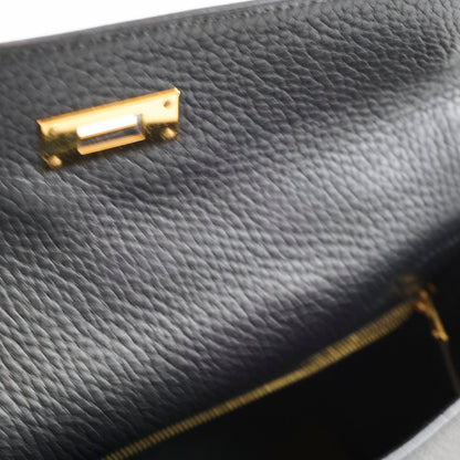 Hermes Kelly 28 Togo Black T Stamp - photo 7