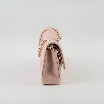 Chanel Medium/Large Caviar Double Classic Flap Pink - photo 3