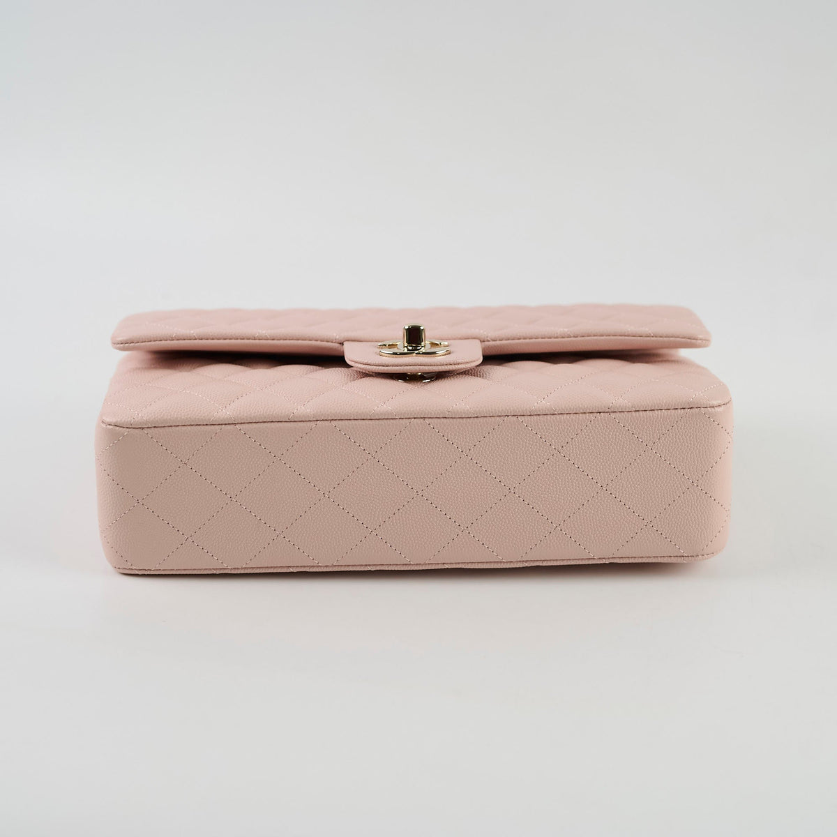 Chanel Medium/Large Caviar Double Classic Flap Pink - photo 4