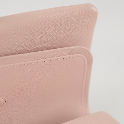 Chanel Medium/Large Caviar Double Classic Flap Pink - photo 5