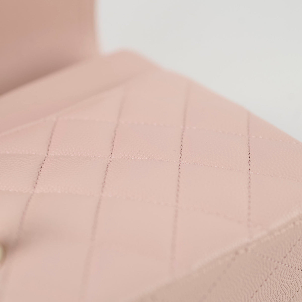 Chanel Medium/Large Caviar Double Classic Flap Pink - photo 7