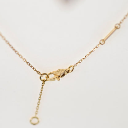 Van Cleef & Arpels Sweet Alhambra Mother of Pearl MOP Necklace Yellow Gold - photo 9