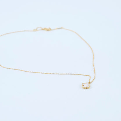 Van Cleef & Arpels Sweet Alhambra Mother of Pearl MOP Necklace Yellow Gold - photo 7