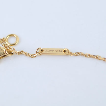 Van Cleef & Arpels Sweet Alhambra Mother of Pearl MOP Necklace Yellow Gold - photo 8
