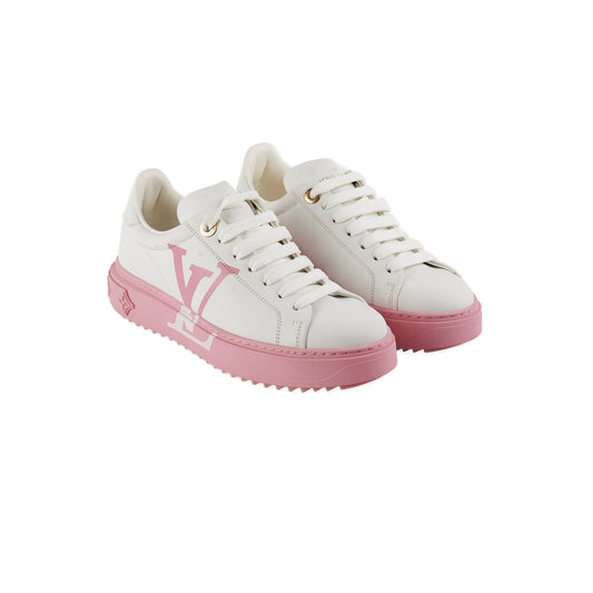 Louis Vuitton Pink Monogram Sneakers Size 36.5 - photo 1