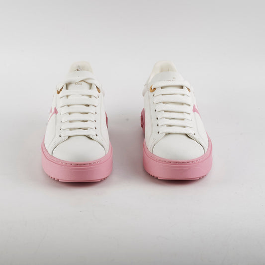 Louis Vuitton Pink Monogram Sneakers Size 36.5 - photo 2