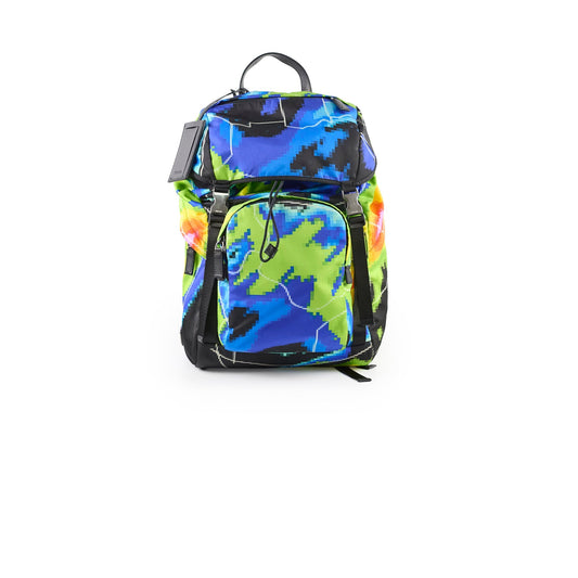 Prada Blue/Green Nylon Backpack - photo 1