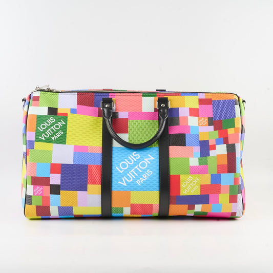 Louis Vuitton Keepall Bandouliere 50 Damier Graphite 3D Multicolour - photo 2