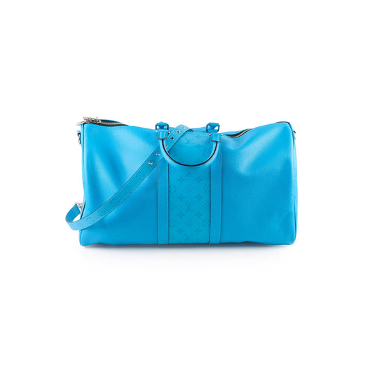 Louis Vuitton Keepall Bandouliere 50 Taigarama Blue - photo 1