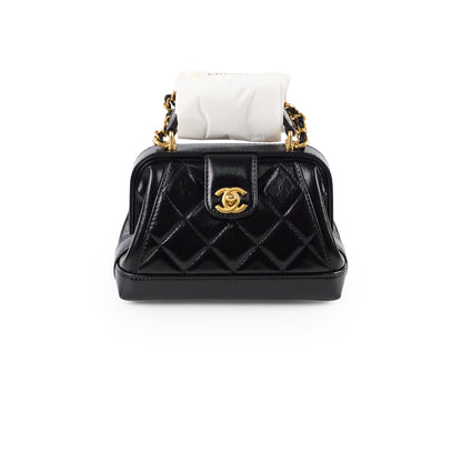 Chanel Black Quilted Lambskin Black - photo 1