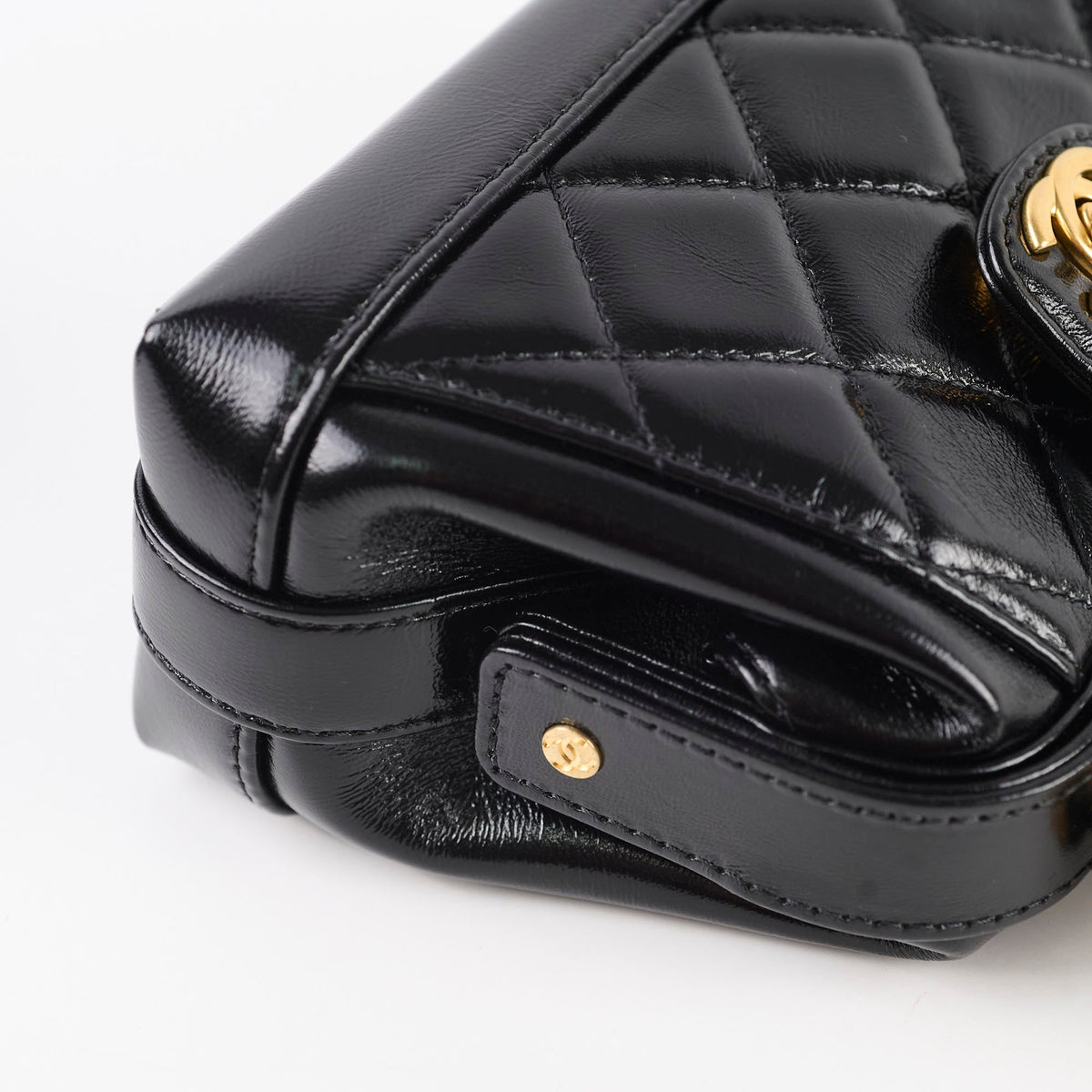 Chanel Black Quilted Lambskin Black - photo 5