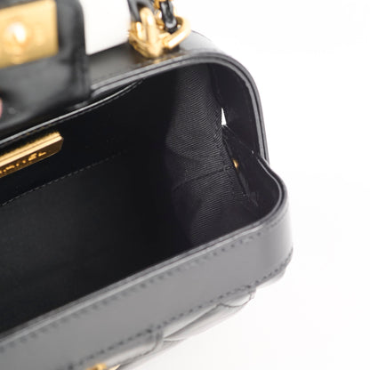 Chanel Black Quilted Lambskin Black - photo 7