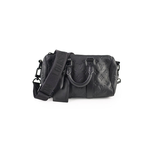 Louis Vuitton Keepall Bandoulière 25 Black Monogram Taurillon Leather - photo 1
