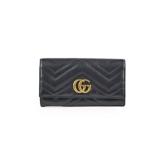 Gucci GG Marmont Continental Long Wallet Black - photo 1