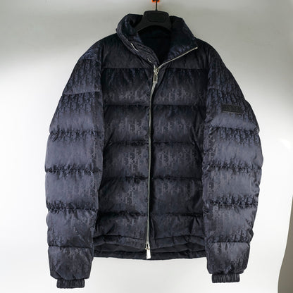 Dior Homme Oblique Puffer Down Jacket Black Size 44 - photo 1