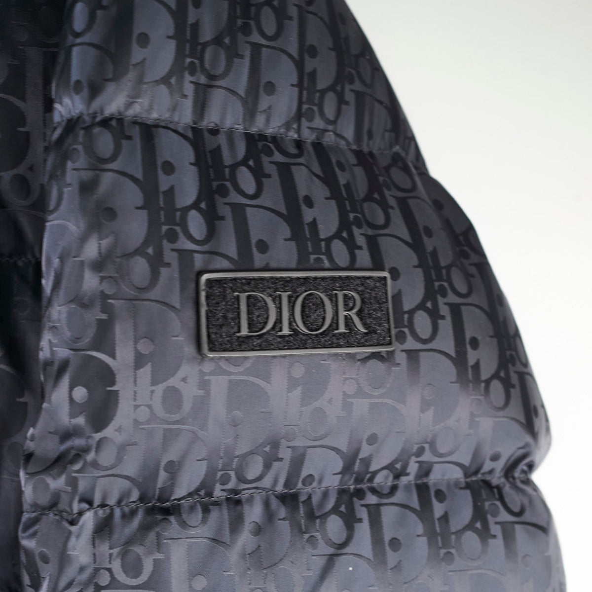 Dior Homme Oblique Puffer Down Jacket Black Size 44 - photo 3
