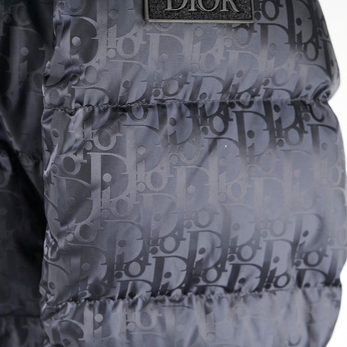 Dior Homme Oblique Puffer Down Jacket Black Size 44 - photo 4