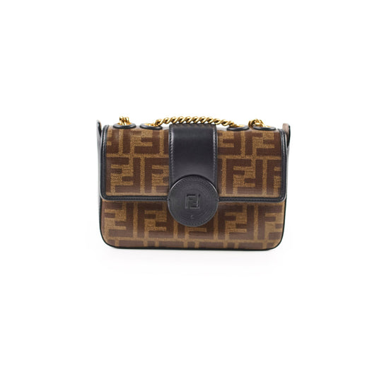 Fendi Mini 1974 FF Zucca coated Canvas Brown - photo 1