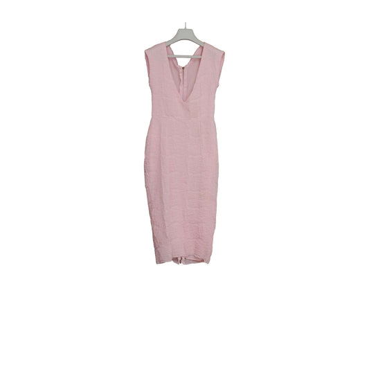 Christian Dior Mesh Lace Evening Dress Light Pink Size UK12 - photo 1