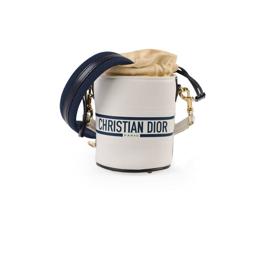 Christian Dior Micro Vibe Bucket Bag White - photo 1
