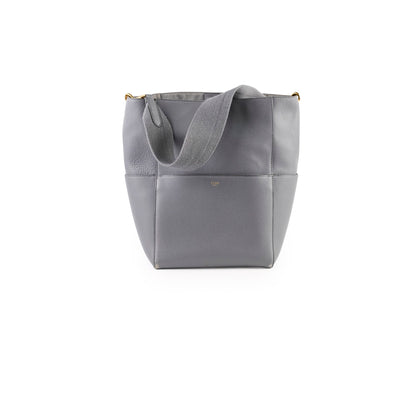 Celine Sangle Grey Bucket Tote - photo 1